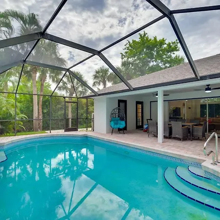 Casa Blanco Florida Escape Pool, Fire Pit And Grill Villa